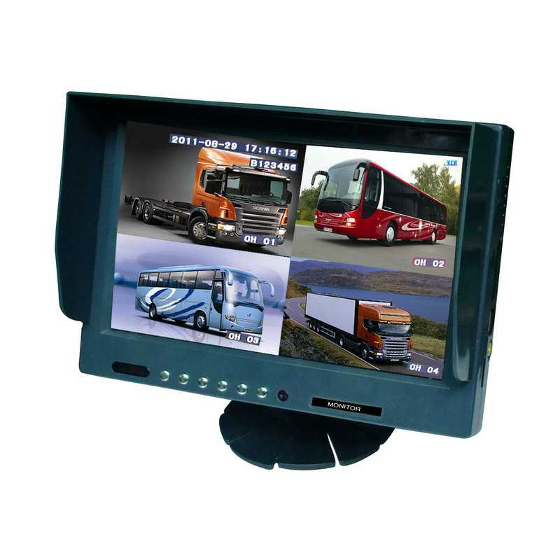 Dallux MDVR9000Q Nine Inch Quad Slip DVR LCD Monitor